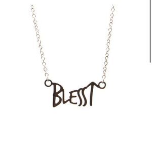 JAECI silver BLESSUP delicate necklace
